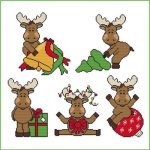 (image for) Moose Ornaments